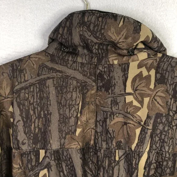 Gander Mountain Quiet+ Jacket Mens Extra Large Camo Hunting Insulated Made USA